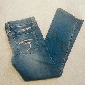 🌟 VINTAGE 🌟 Frankie B jeans size 6 women’s flair Low rise - Made in USA 🇺🇸
